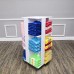 FixtureDisplays® T-Shirt Floor Stand Jeans Pants Gifware Display Shelves Retail Store Merchandiser Roll 20 X 20 X 45